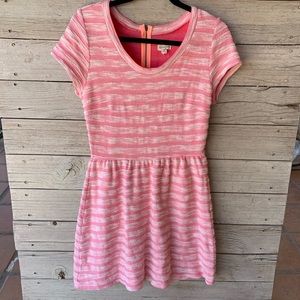 Maison Jules Pink Striped Dress SzM